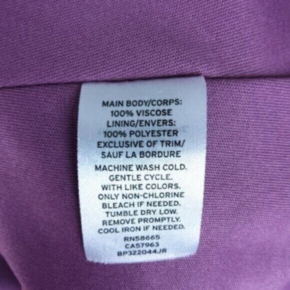 Sun & Shadow Boho Floral Shift Dress Purple Small - Picture 6 of 6